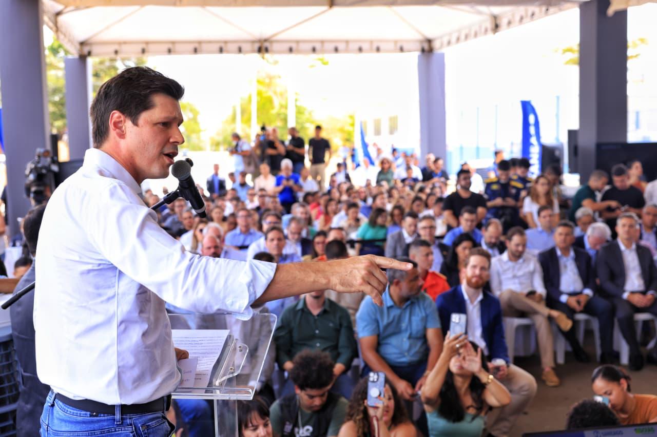 Daniel Vilela: nova estação da Saneago simboliza a retomada de um Estado que voltou a funcionar