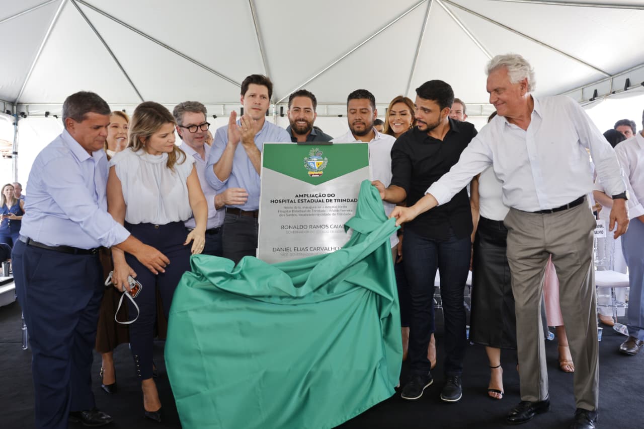 Daniel Vilela entrega novo bloco do Hospital Estadual de Trindade: estrutura ampliada para regionalizar saúde estadual