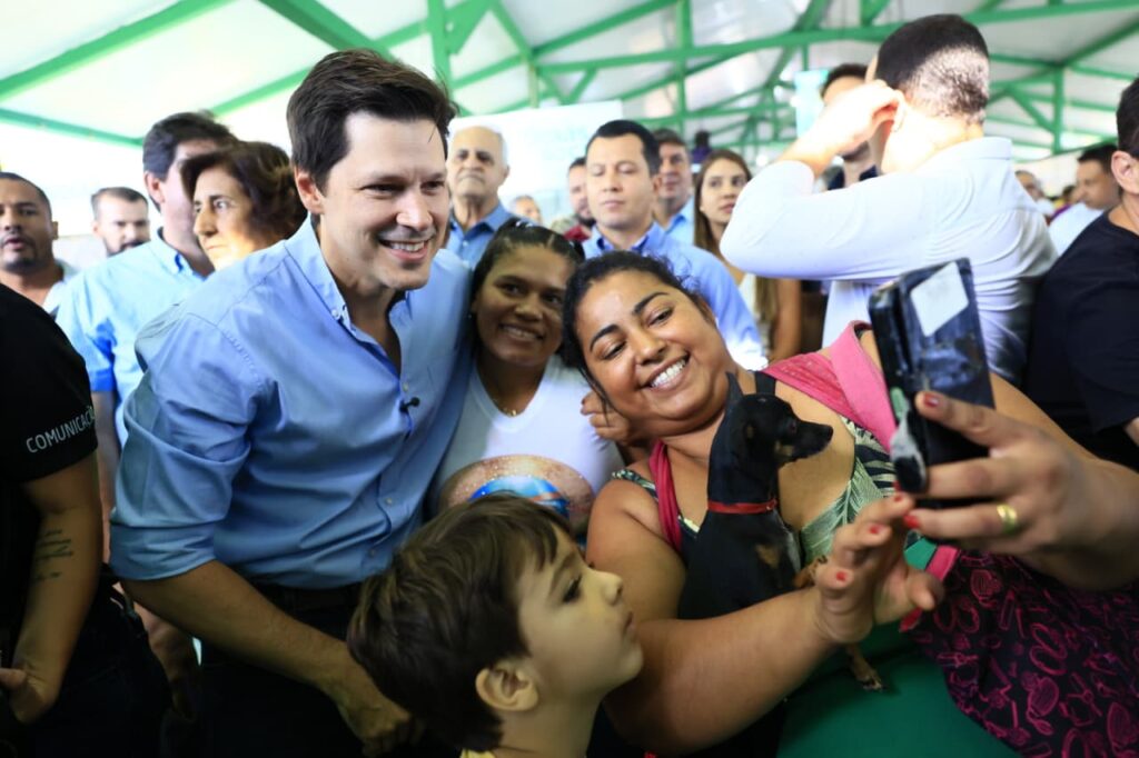 Daniel Vilela destaca, em Trindade, a presença do Governo de Goiás com serviços, benefícios sociais e mais de 1,7 mil vagas de emprego durante edição especial do Goiás Social no Mês da Mulher