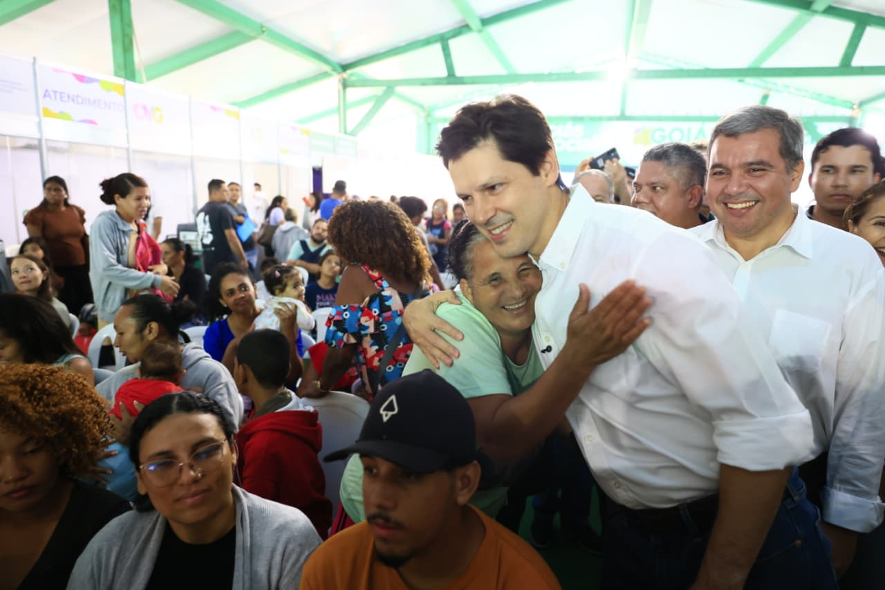 Daniel Vilela reforça a presença do Governo de Goiás em Goianira durante o Goiás Social, com oferta de serviços e atendimento direto à população