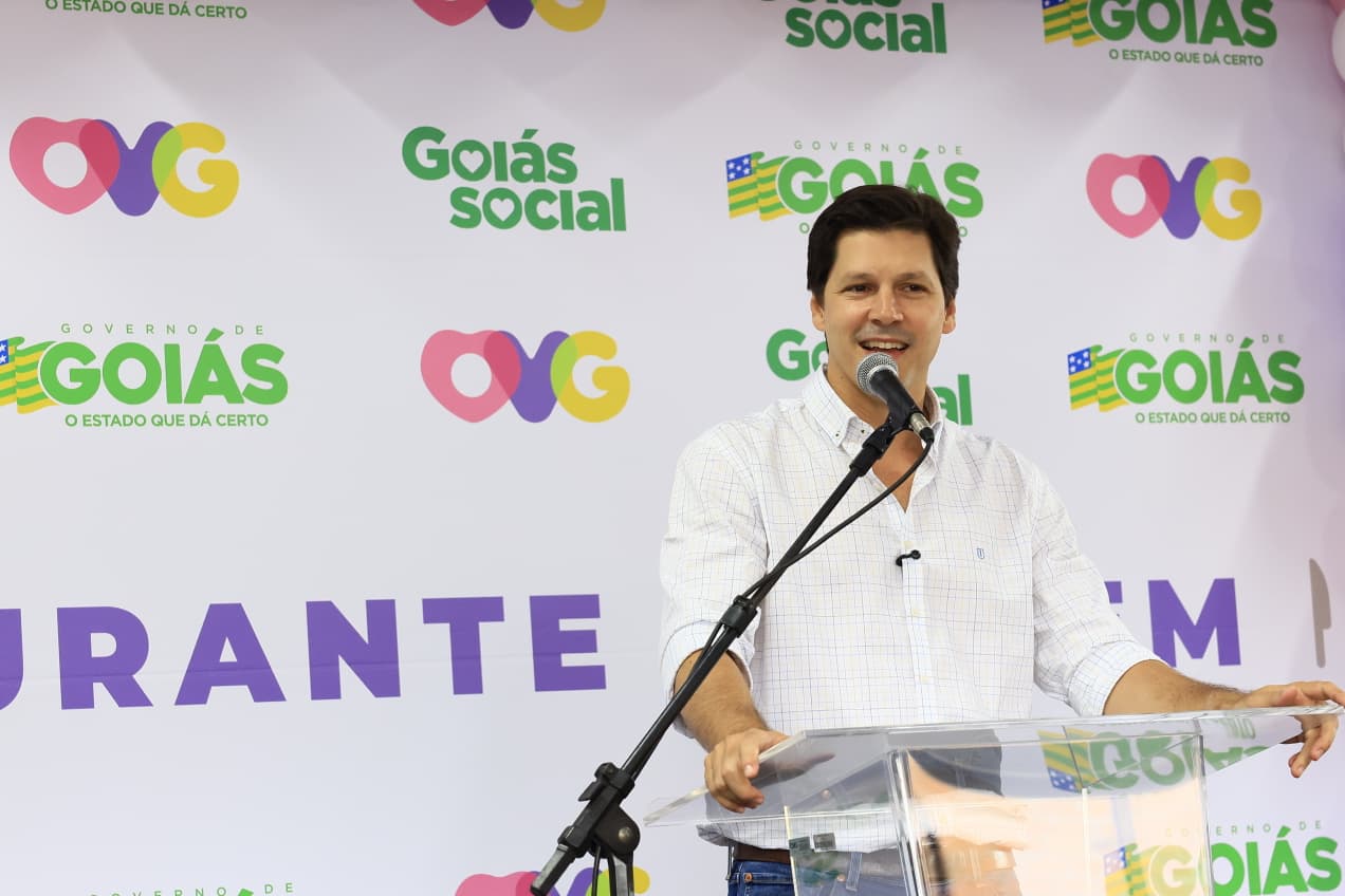 Durante a inauguração do Restaurante do Bem, em Niquelândia, Daniel Vilela destacou que Governo de Goiás amplia a rede de proteção social com oferecimento de 500 refeições por dia a preço simbólico