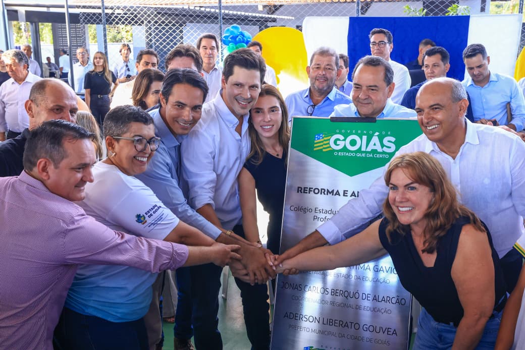 Daniel Vilela entrega reforma de colégio e assegura respaldo do governador do Estado para garantir essa valorização tão merecida da educação.