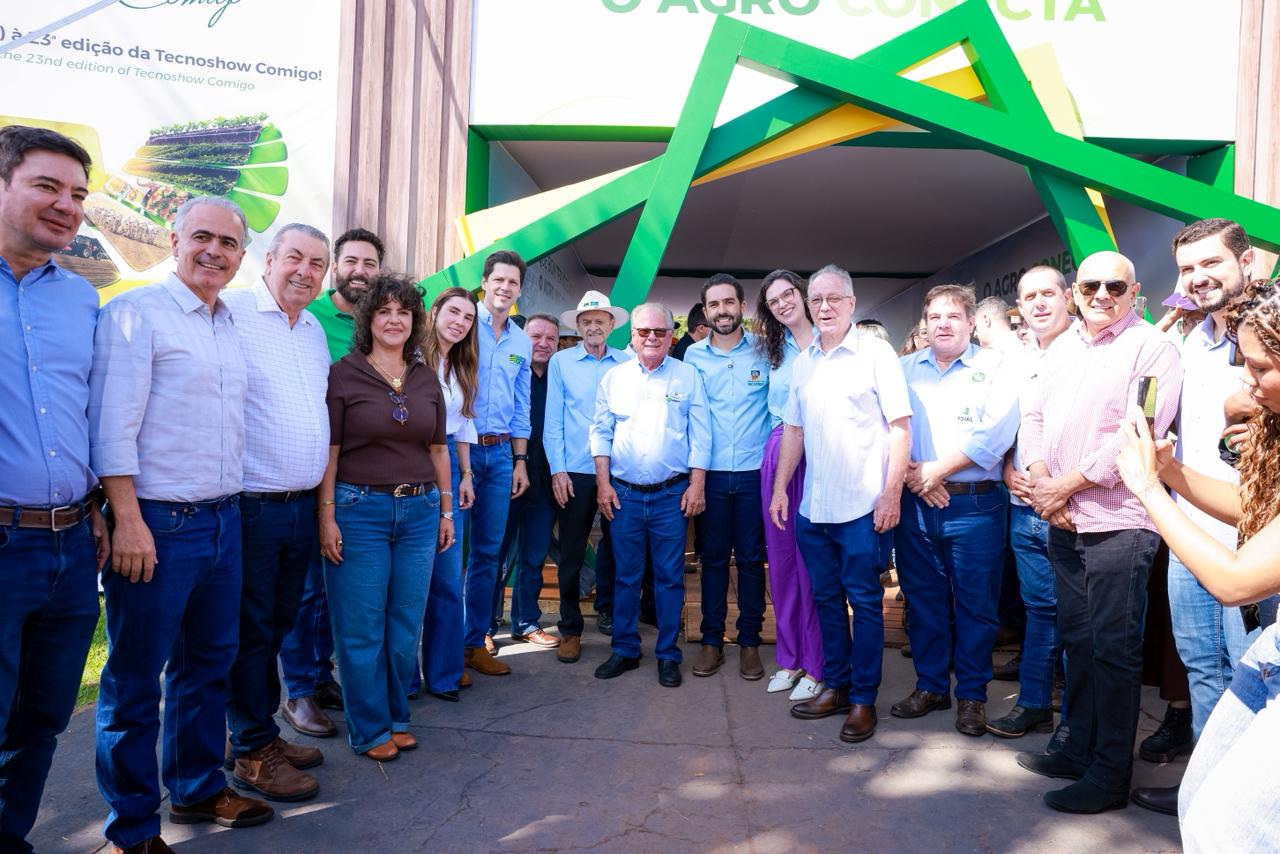 Daniel Vilela abre agendas na Tecnoshow Comigo com inauguração da rodovia GO174, em Rio Verde