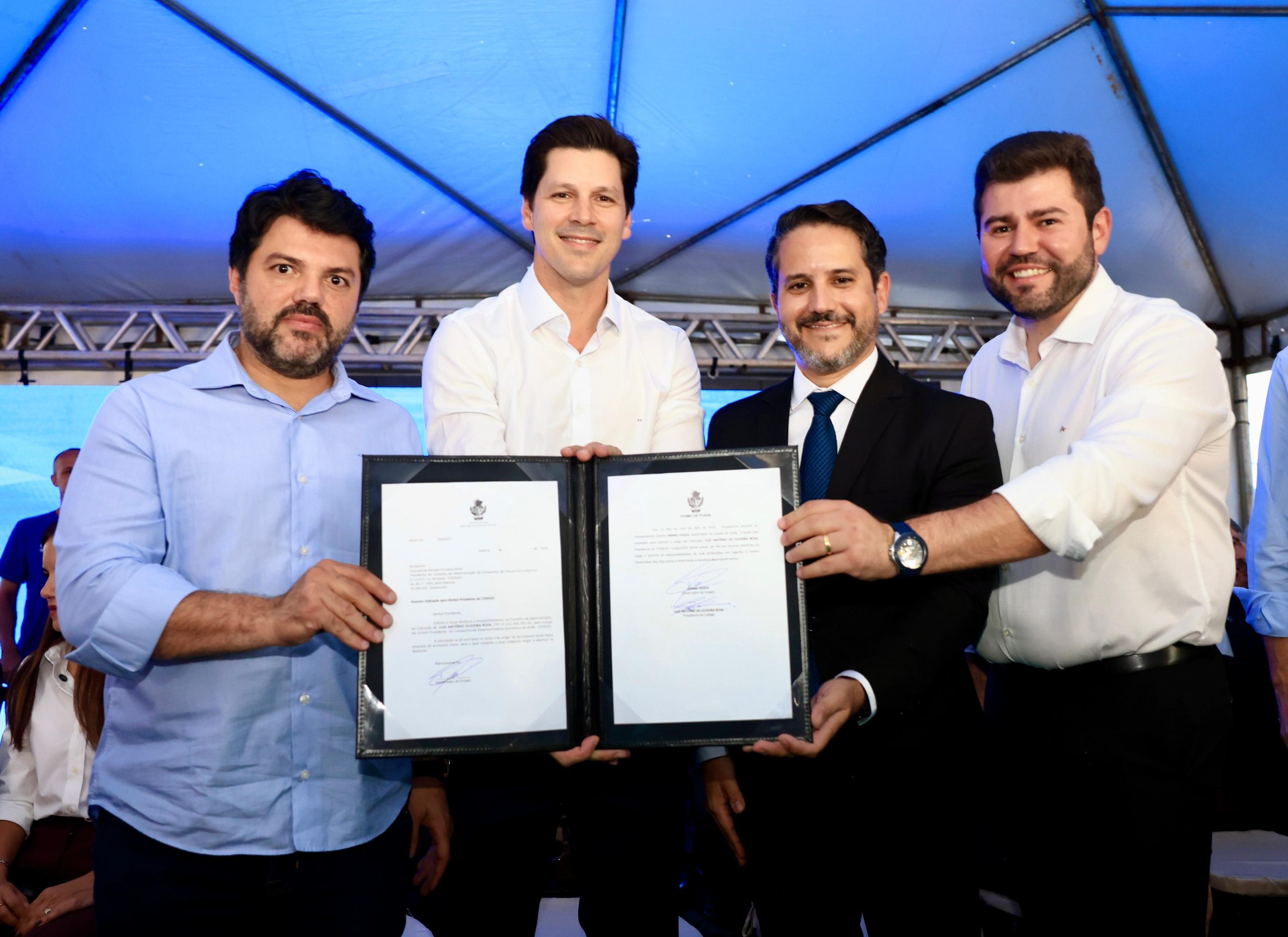 Daniel Vilela empossa Luiz Antônio Oliveira Rosa na presidência da Codego