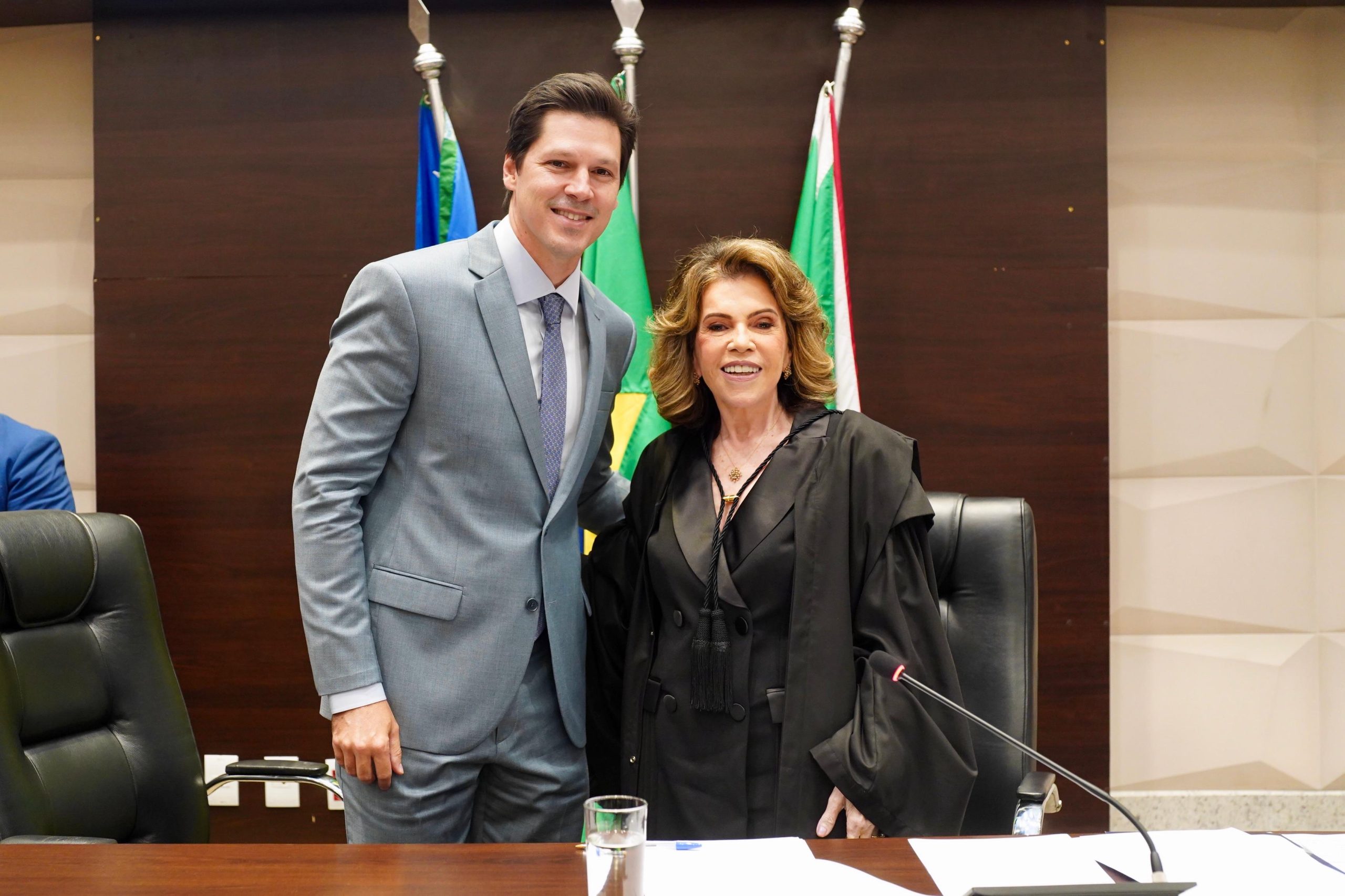 Daniel Vilela destaca papel do TRE-GO na garantia de eleições seguras durante posse da nova gestão