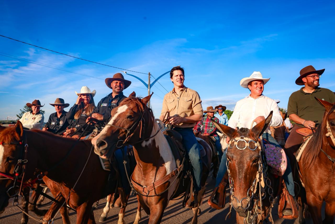 Daniel Vilela participa da 23ª Cavalgada Ecológica de Córrego do Ouro